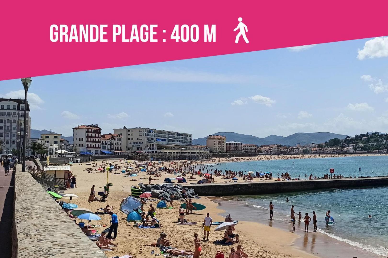 Ilbetea - Ideal Couple - Duplex Tout Confort - Plage A 400 M - Parking Saint-Jean-de-Luz Buitenkant foto